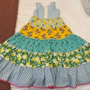 Matilda Jane Colorful Tiered Girls long maxi style dress
